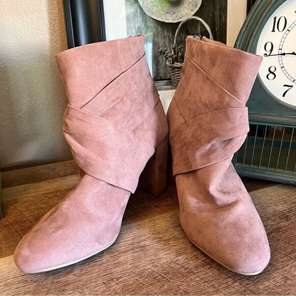 Report pink/mauve heeled booties 8.5 - Picture 4 of 10